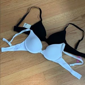NWT Victoria’s Secret Pink Set of 2 Push-up Bras